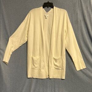 Elegant Cream Open Front Cardigan Time &Tru size xl (16-18) new never worn